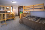 Bunk Room with Twins Over Double Beds